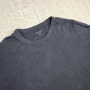 Mott & Bow Shirt Men Large Black Tee Cotton Classic Crew Driggs Tee Huckberry